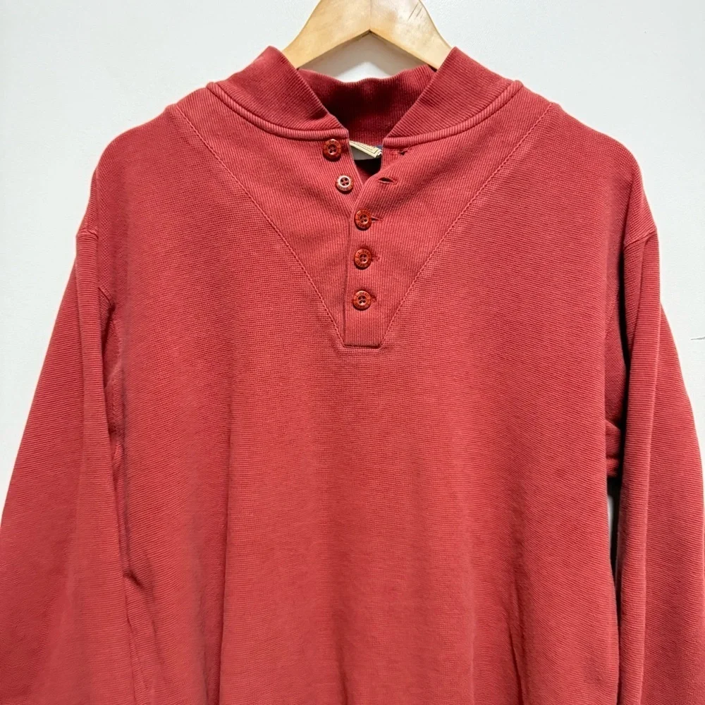 L.L. Bean Men's Rich Red Crewneck Sweater Size L